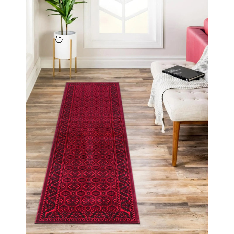 Luxury Floral Large Traditional Rugs Bedroom Living Room Hallway Door Mat, Runner 60 x 220 cm