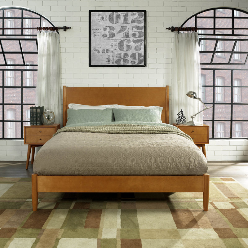 Easmor Solid Wood Piece Bedroom Set
