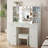 White Makeup Vanity Set