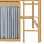 Lit mezzanine avec armoire de rangement, garde-robe et lumières DEL pour enfants adolescents-25654139