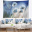 Magnifique tapisserie floral blanc polaire floral-28487288