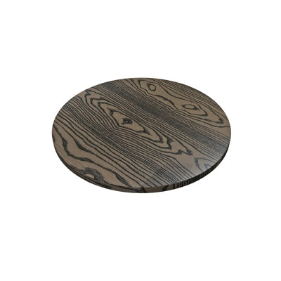 Plateau de table en bois manufacturé à rebords arrondis