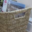 Seagrass Iron Free Standing Magazine Rack