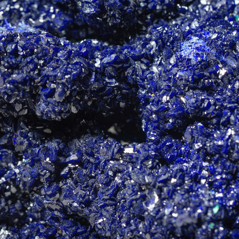 Azurite and Malachite from Tsumeb Mine, Otavi-Bergland District, Oshikoto, Namibia