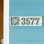 Plaque d'adresse sur 1 ligne Sea Turtle-87709221