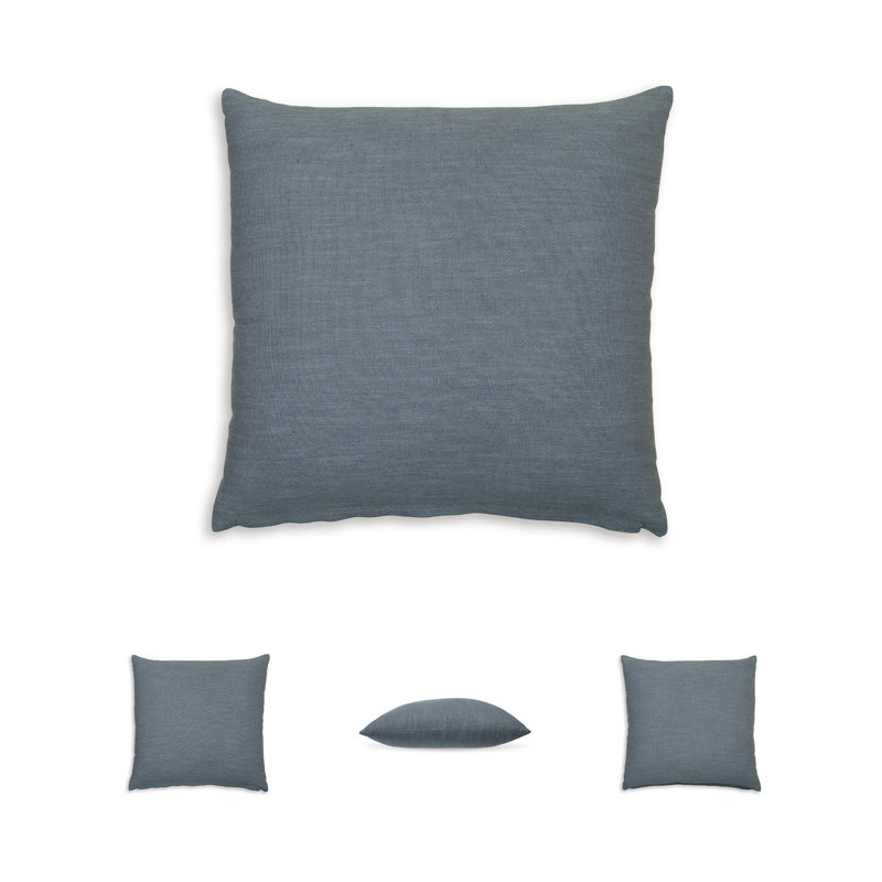 Coussin Thaneville (ensemble de 4), Bleu