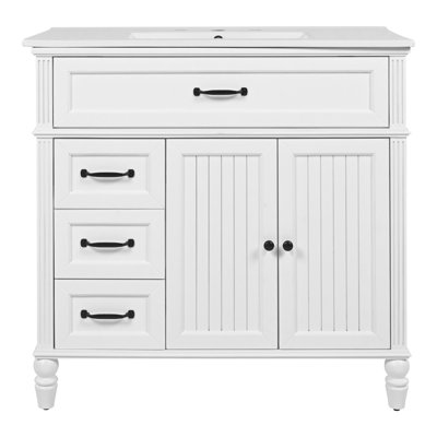 Meuble-lavabo 36 po avec lavabo en céramique