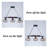 Black 3-head Billiards Pendant Light With Adjustable Height