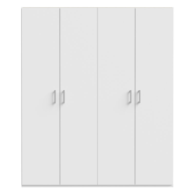 Sugata Manufactured Wood Wardrobe, White