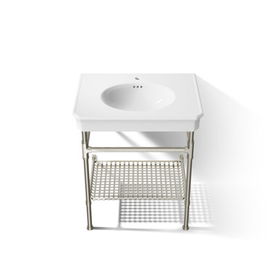 Claude by Studio McGee 30" Rectangular Console Table Bathroom Sink
