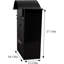 Vic Iron Wall Mounted Post Box-682471727