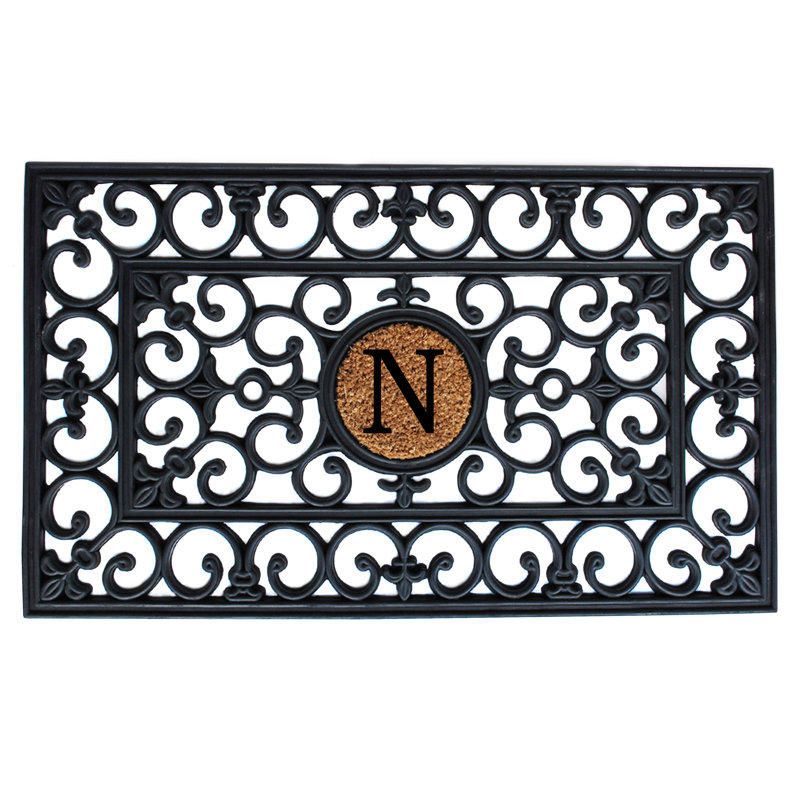 Tapis d'entrée 18 po x 30 po antidérapant, N