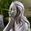 Thinking Lady Sculpture Resin Garden Statue