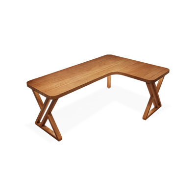 Bureau d'angle moderne en forme de L