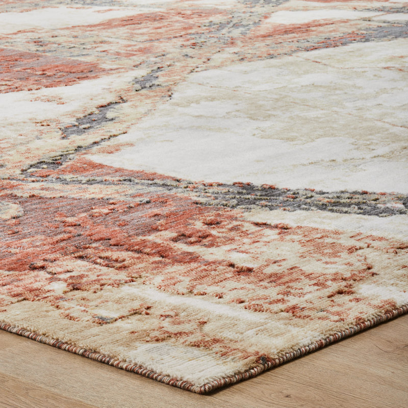 Bergren Wool Abstract Area Rug, Runner 2'6" x 10'