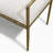 Mathis Modern Hammered Metal 60" Accent Bench-124262812