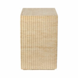 Latitude Run® Beige Concrete Accent Table - Durable 19" Square Home Decor Piece For A Modern Touch To Any Room