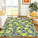 Machine Washable Indoor/Outdoor Bourkelands ACN2354 Fruits Rug