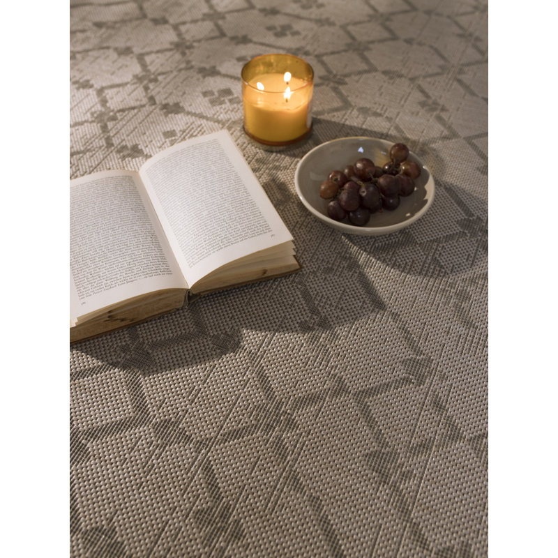 Tapis intérieur / extérieur beige Naci, Rectangle 2 pi x 3 pi