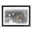 Boston Massachusetts in Abstract - Picture Frame Graphic Art Print-55679369-55679375