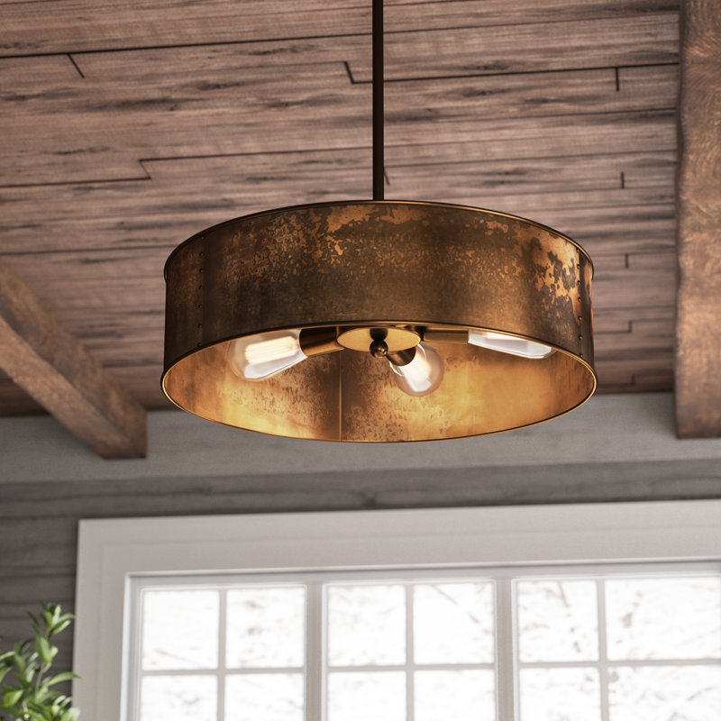 Luyster 4 - Light Dimmable Drum Chandelier