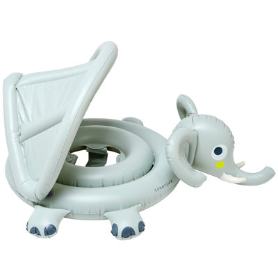 Bébé flottant: Eli l'éléphant - gris
