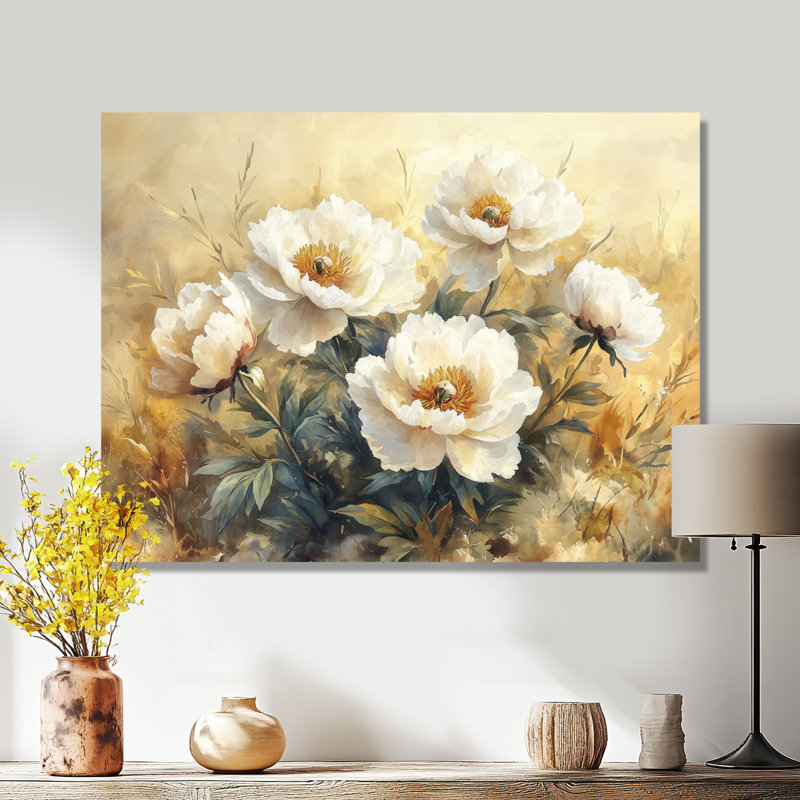 Draiden - Floral Oversized Canvas Prints, 30" H x 40" W, Wrapped Canvas, Does Not Apply