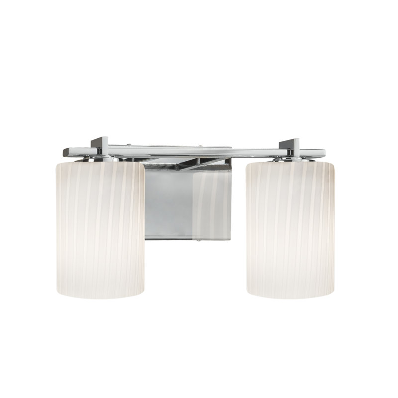 Éclairage pour meuble-lavabo 2 lumières Casson, Chrome poli