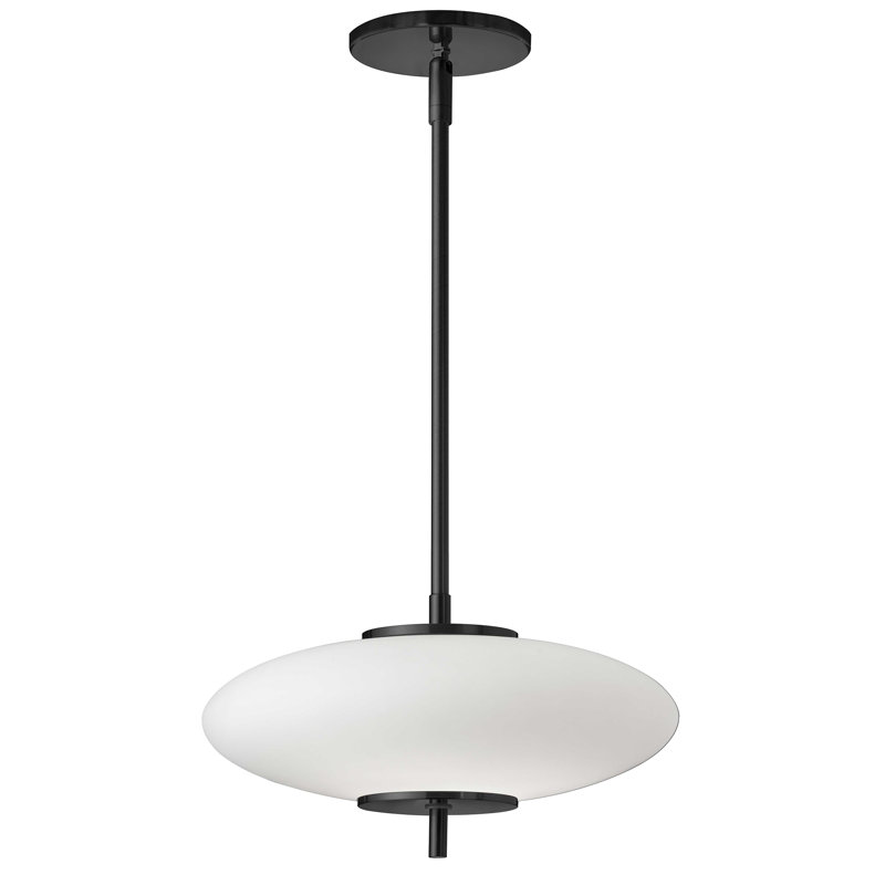 Botir 1 - Light LED Single Pendant, Matte Black