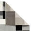 Matrix area rug Machine Woven Rectangle Grey-100511781