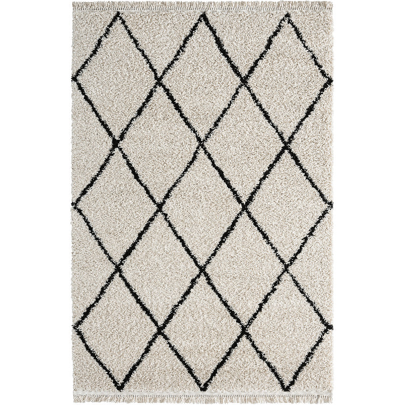 Argana Geometric Shag Area Rug, Rectangle 200 x 290cm
