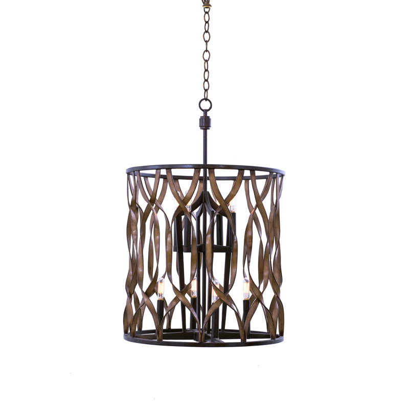 Soho 8 LT Milk Chocolate Pendant Kalco