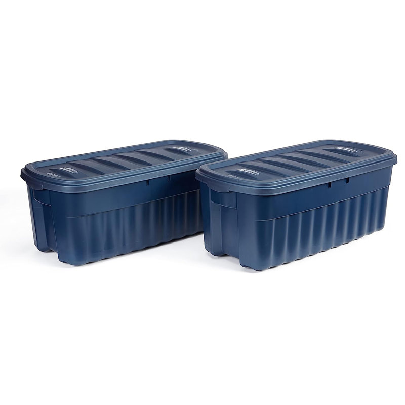 Rubbermaid Roughneck Storage Totes with Lids