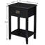 Ensemble de cadre de lit et de table de chevet Miramontes-366961366-366961369