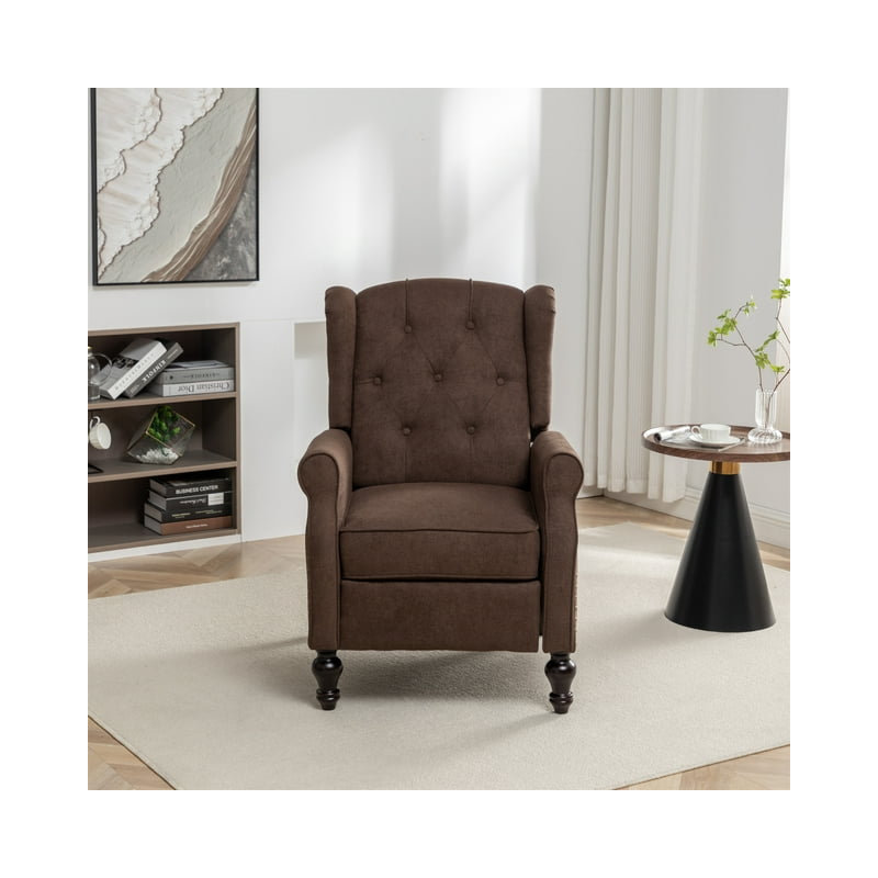 Fauteuil inclinable Dejaun, Brun
