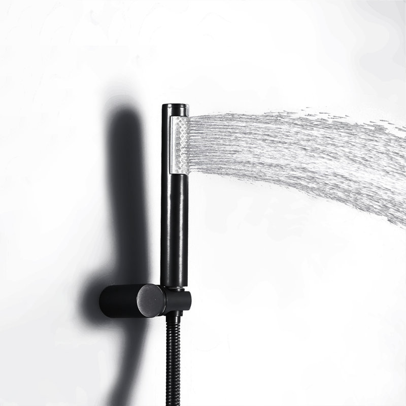 All-In-One Kit with Rough in-Valve, Matte Black