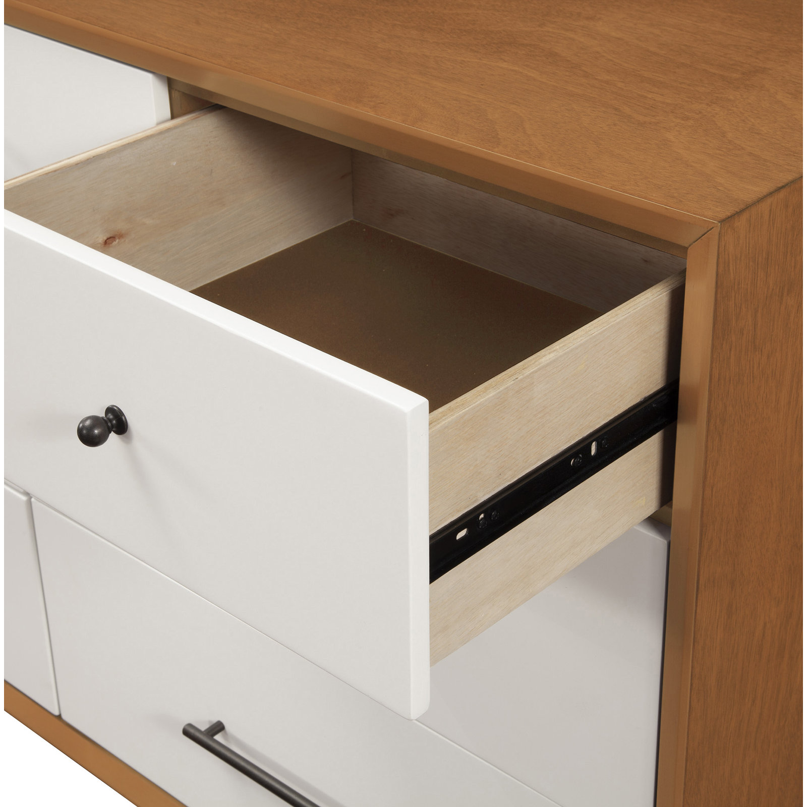 Williams 7-Drawer Dresser, Chestnut/White