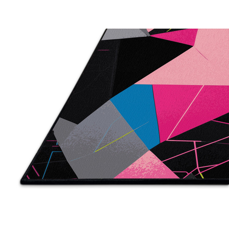 Synth Glow Rug, Rectangle 2' x 3'
