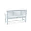 Sakura 2-Seater Teak Bench In White Finish