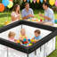 Parc pliable pour bébé, 50"×50", pour tout-petits