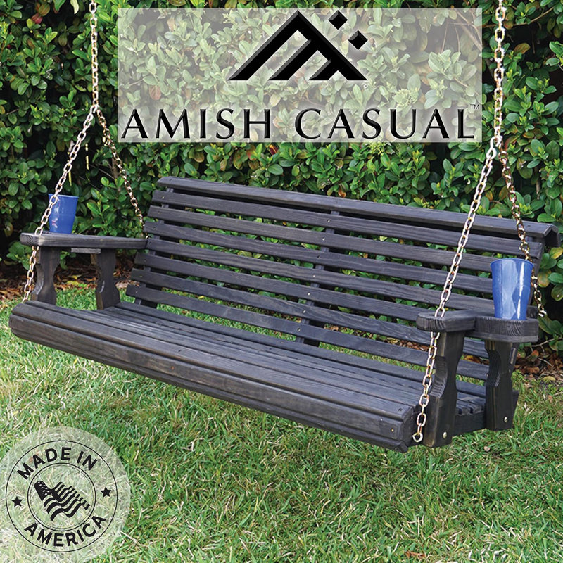 Balancelle Amish Casual, Teinture noire semi-solide