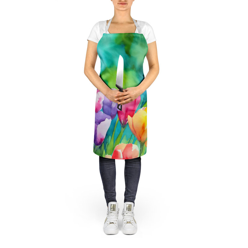 Floral Bib Apron