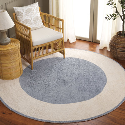 Tapis ivoire / bleu Easy Care 220