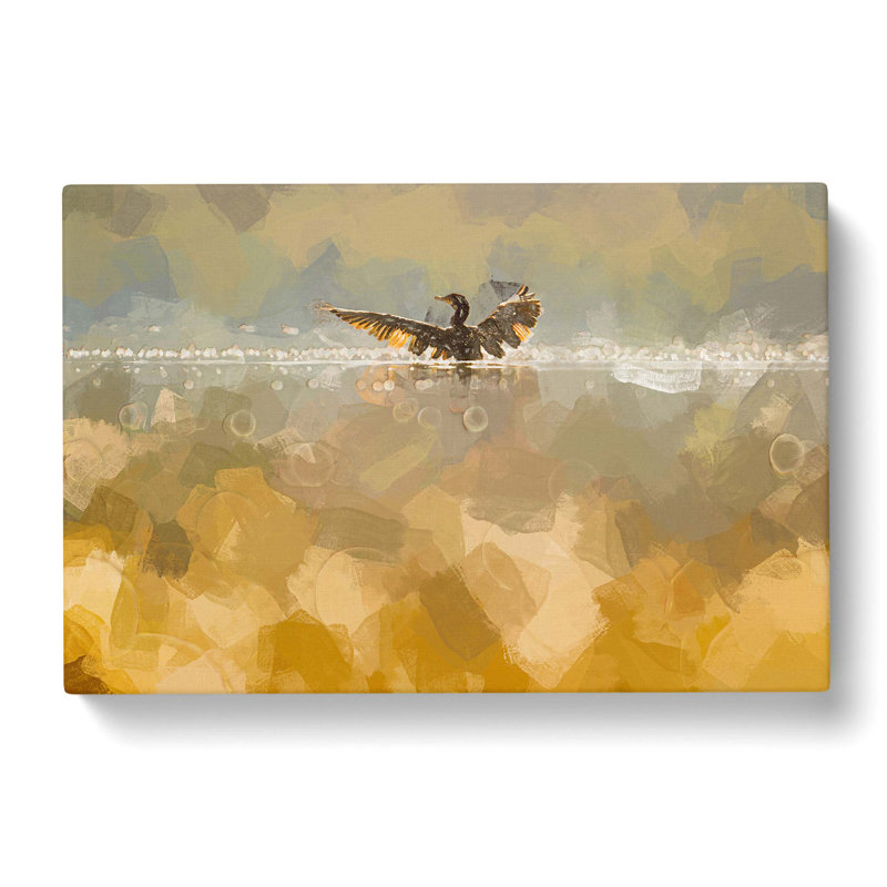 Ducks Wings in Abstract - Wrapped Canvas Graphic Art Print, 50cm H x 76cm W x 3cm D