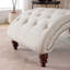 Fauteuil inclinable classique en velours avec bouton capitonné 1 pièce, inclinable, garniture cloutée