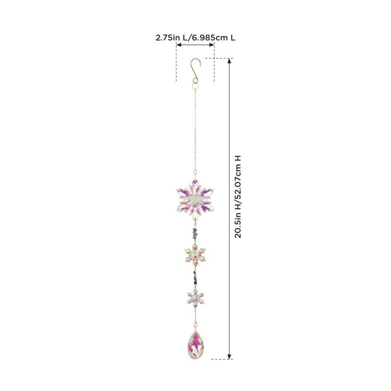 Daydream Snowflake Ornament - Triple