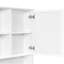 Armoire à pharmacie murale 60 po avec portes à double miroir 60 po, blanc