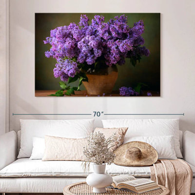 Bouquet de lilas mauves Harnek