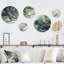 Ensemble de 5 décorations murales vert marbré marbré Dreamscape IV
