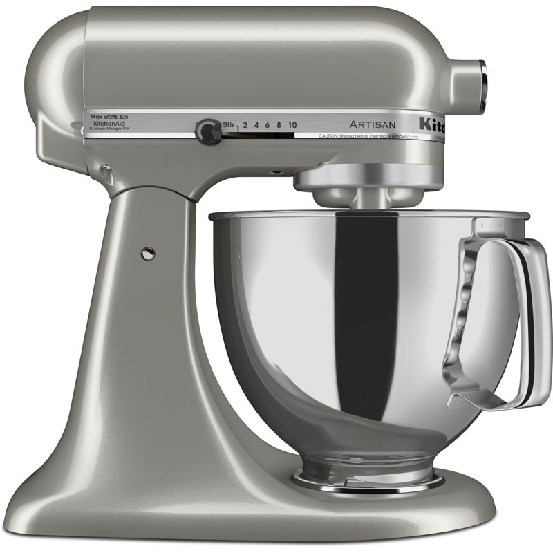 KitchenAid® Artisan® Series 5 Quart Tilt-Head Stand Mixer, Contour Silver